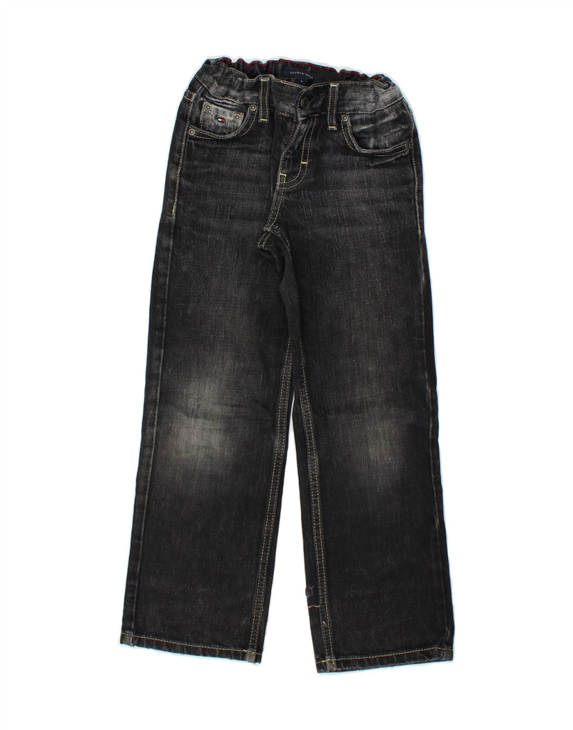 TOMMY HILFIGER Boys Straight Jeans 5-6 Years W21 L21 Black Vintage Tommy Hilfiger and Second-Hand Tommy Hilfiger from Messina Hembry 