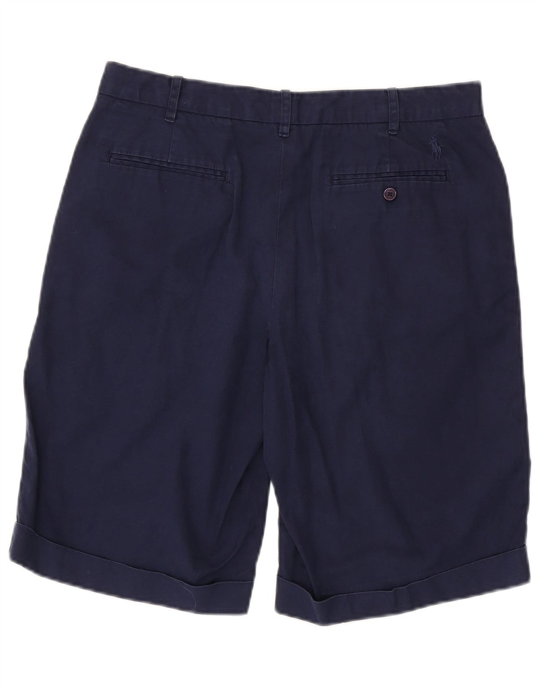 Pantaloncini chino da donna Ralph Lauren US 8 medi W30 cotone blu navy