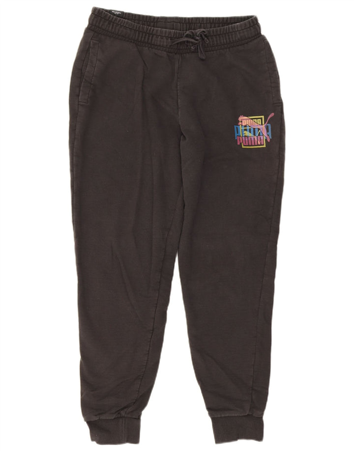 Pantaloni da tuta grafica da uomo Puma Joggers medio cotone nero