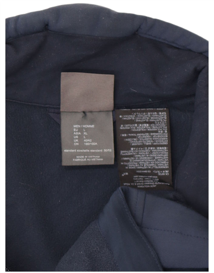 Giacca a vento da uomo Jack Wolfskin UK 40 Large in poliestere blu navy