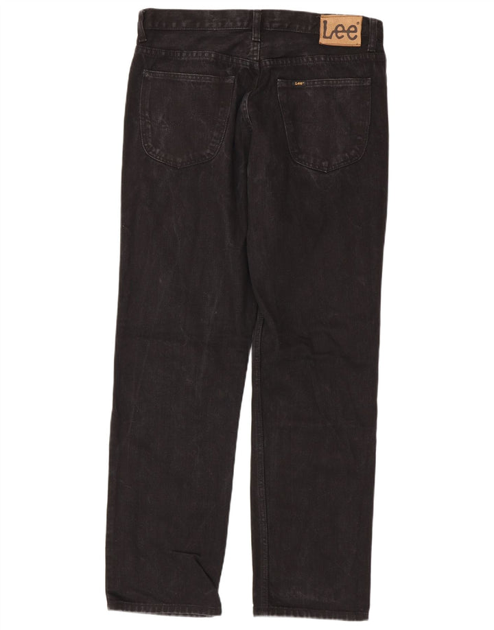 Jeans dritti da uomo Lee Brooklyn W34 L32 cotone nero