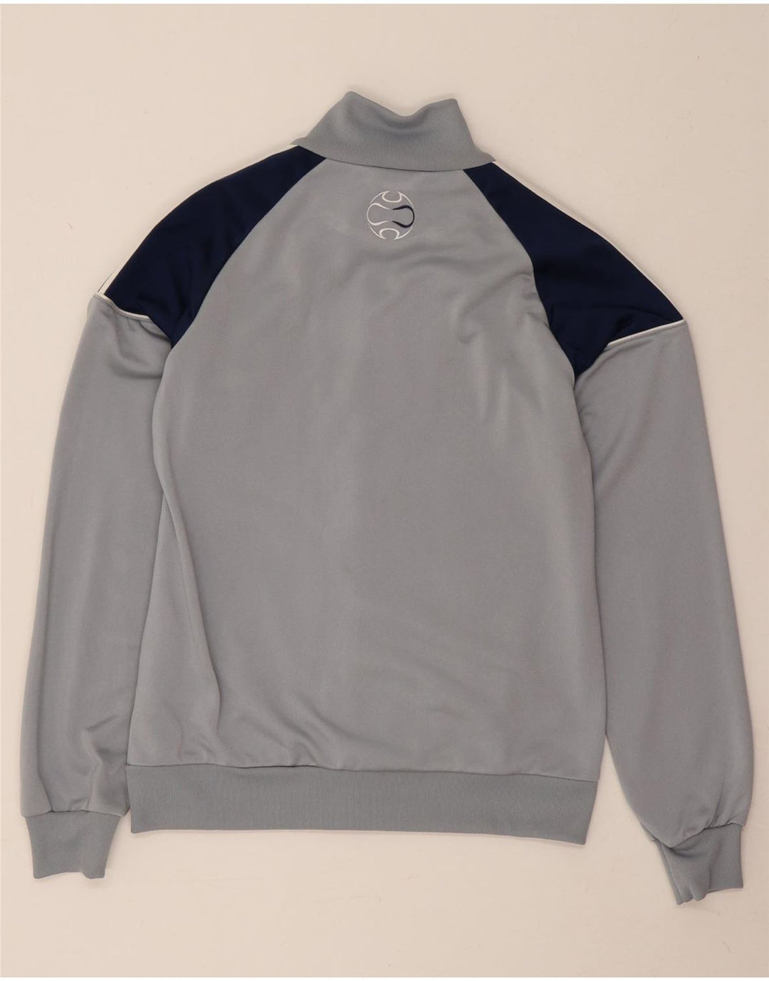 Giacca da tuta da ragazzo Adidas 13-14 anni in poliestere color block grigio