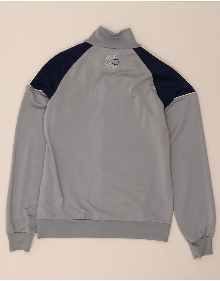 Giacca da tuta da ragazzo Adidas 13-14 anni in poliestere color block grigio