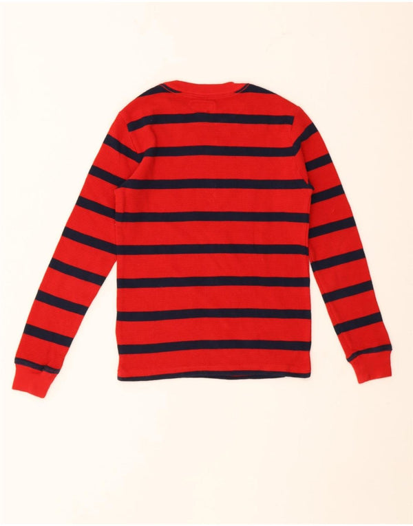Top Ralph Lauren da bambino a maniche lunghe 6-7 anni in cotone a righe rosse