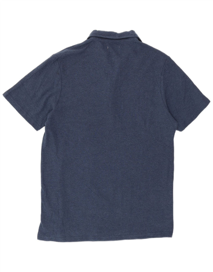 Polo da uomo Farah in cotone medio blu navy