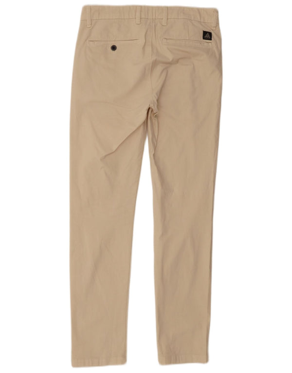 Pantaloni chino slim da uomo Zara EU 38 Small W30 L30 Cotone beige