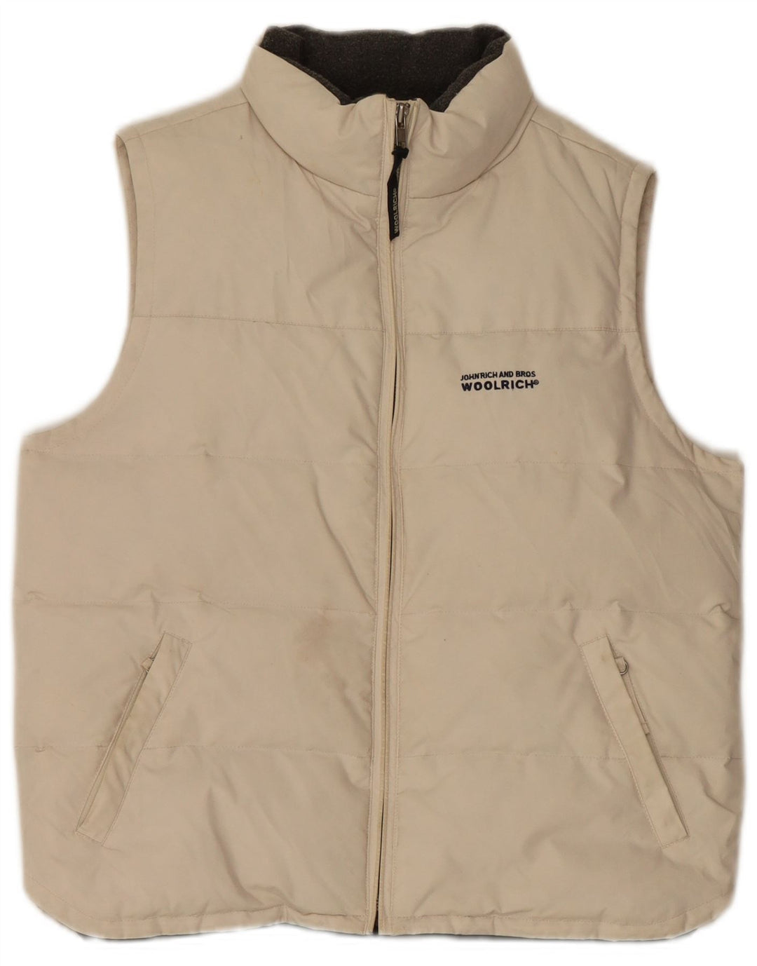 Gilet imbottito da uomo Woolrich UK 38 medio bianco