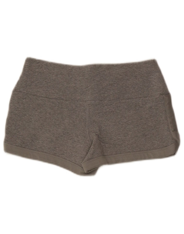 Pantaloncini sportivi Nike Dri Fit da donna UK 10 piccoli in cotone grigio