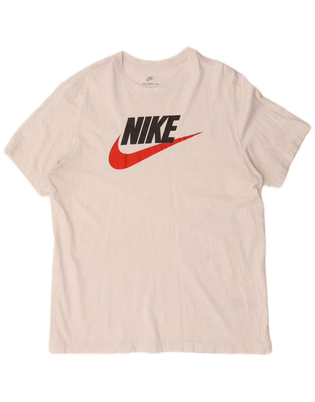 T-shirt grafica da uomo Nike Top XL in cotone bianco