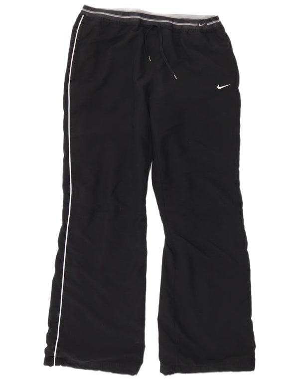Pantaloni della tuta da donna Nike UK 14/16 Large Nero Poliestere