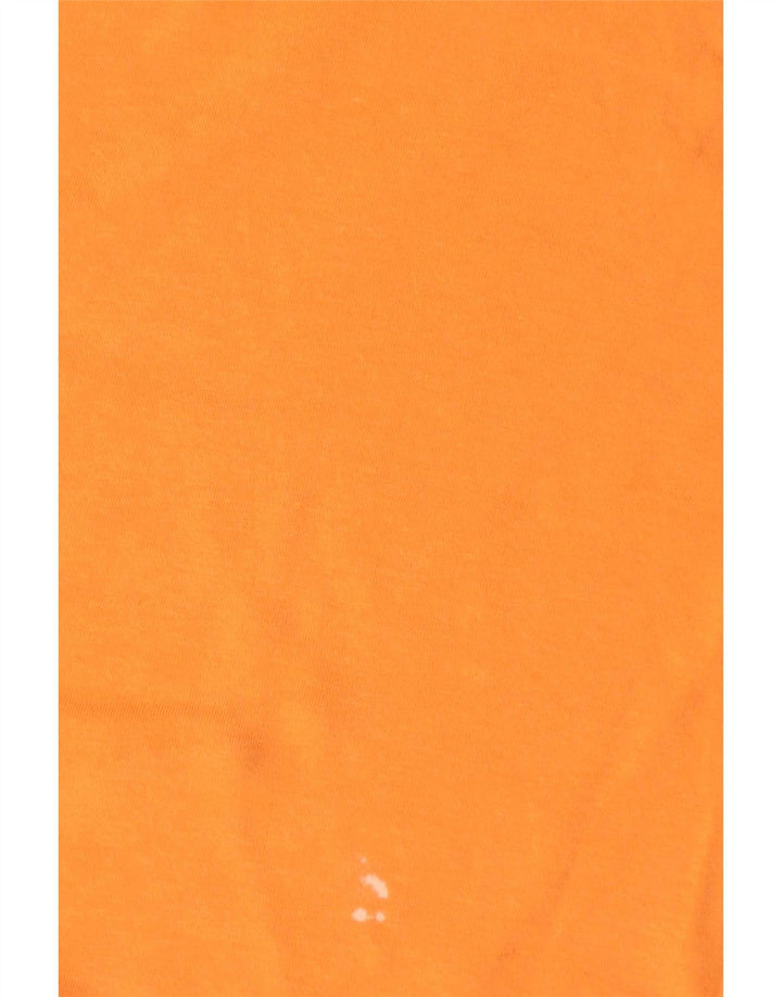 T-shirt grafica da uomo Ellesse Top 2XL in cotone arancione