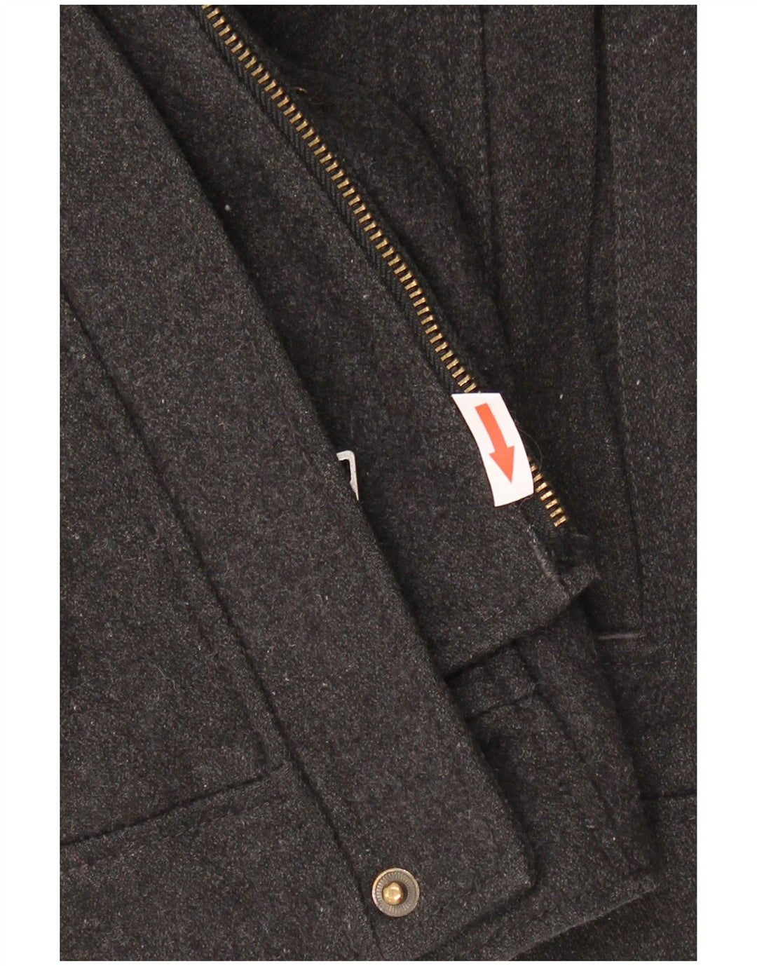 Giacca a vento bomber Towne da uomo London Fog UK 38 Lana grigio medio