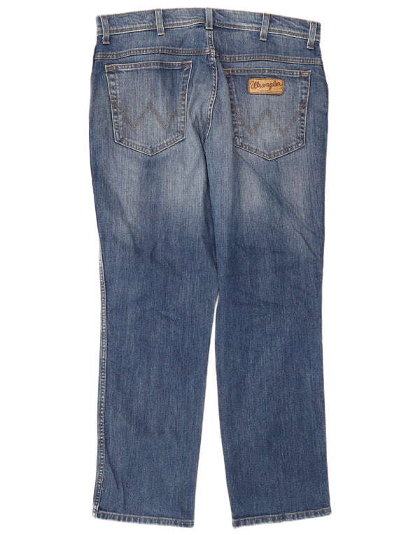 Jeans dritti da uomo Wrangler W32 L30 Blu