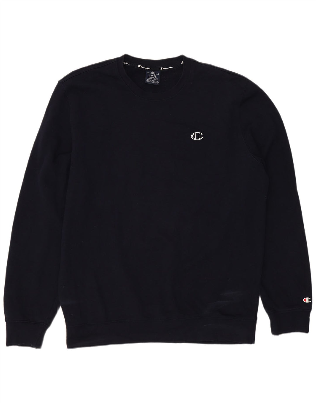CHAMPION Felpa da uomo Maglione grande blu navy