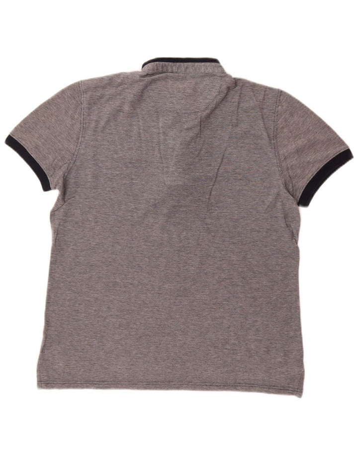 Polo da uomo Massimo Dutti grigio medio chiazzato