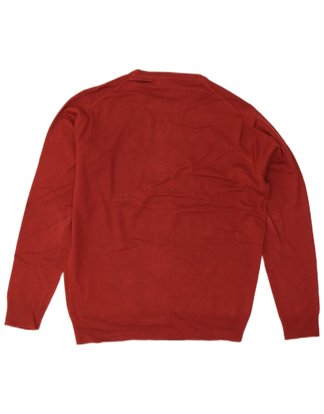 JAMES PRINGLE Maglione girocollo da uomo piccolo in acrilico rosso