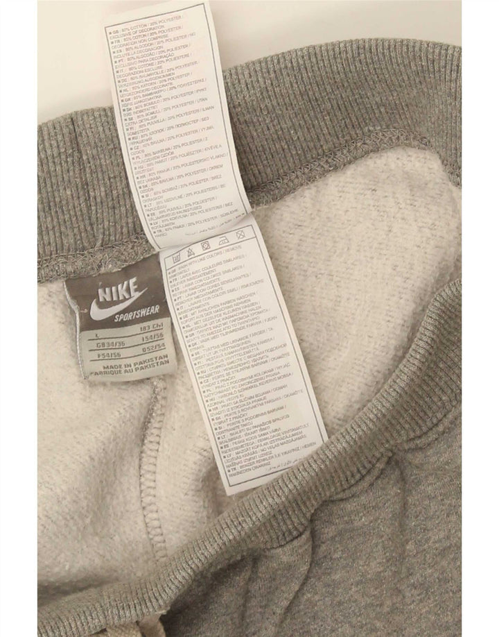 Pantaloncini sportivi da uomo Nike Large in cotone grigio