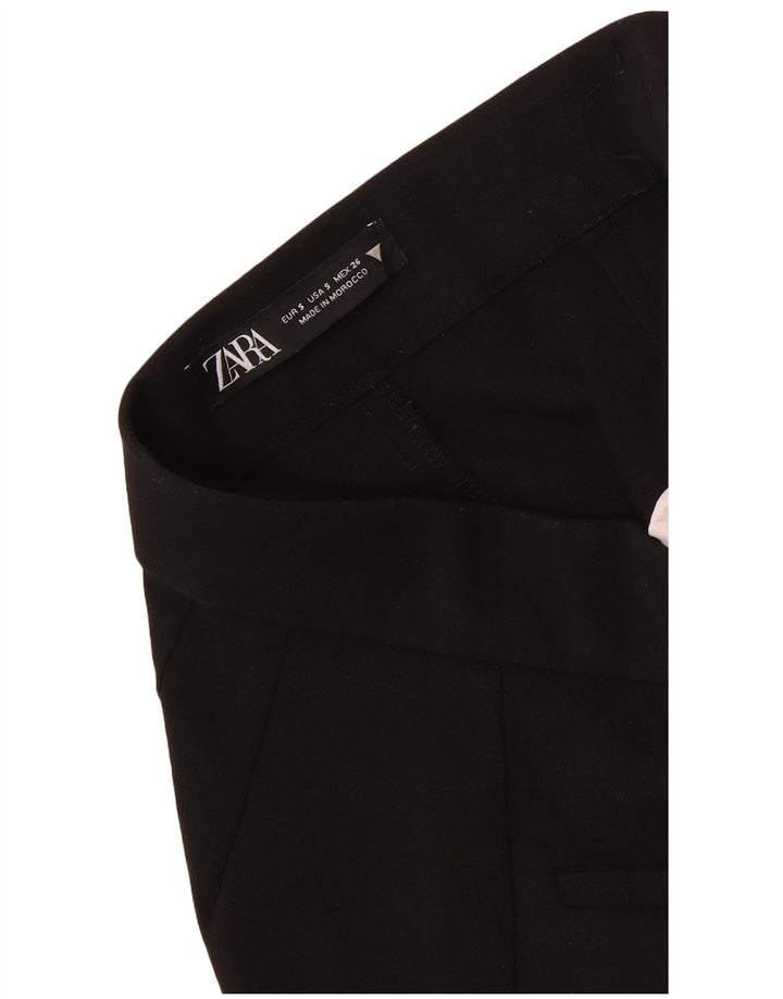 Pantaloni casual Bootcut da donna Zara piccoli W26 L25 neri