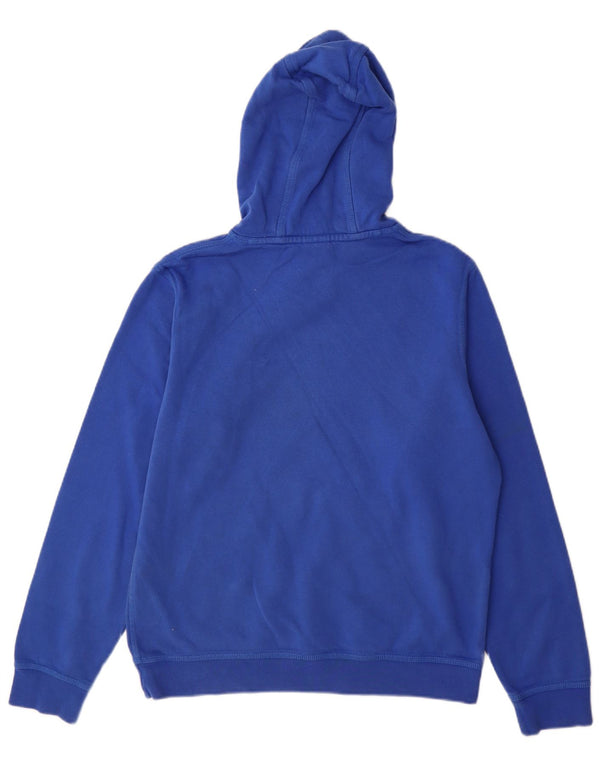 Felpa con cappuccio da uomo Nike in cotone blu medio