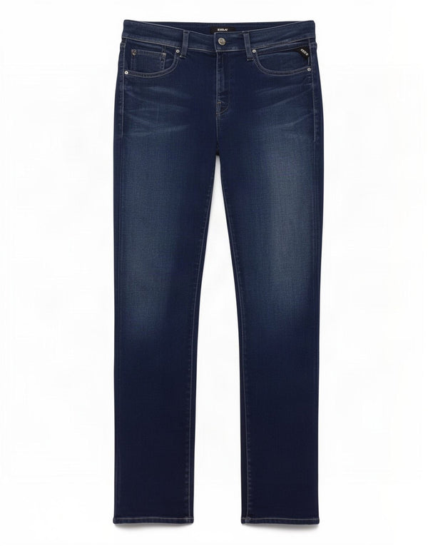 Replay Womens Vicky Slim Jeans W30 L32 Blue Cotton