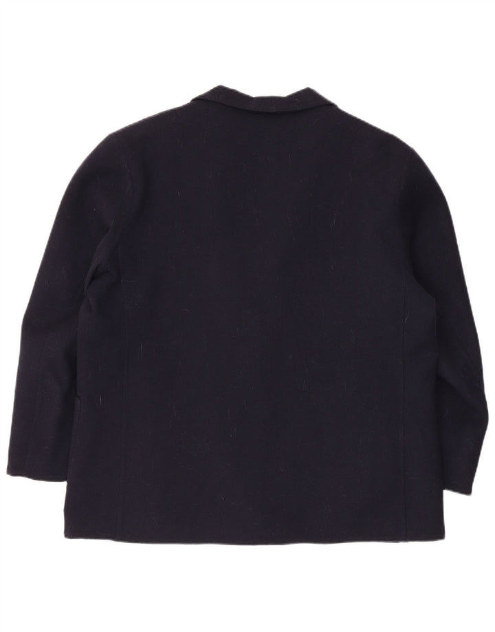 Giacca blazer da donna a 2 bottoni con maniche a 3/4 Piacenza UK 16 Large Blu Navy