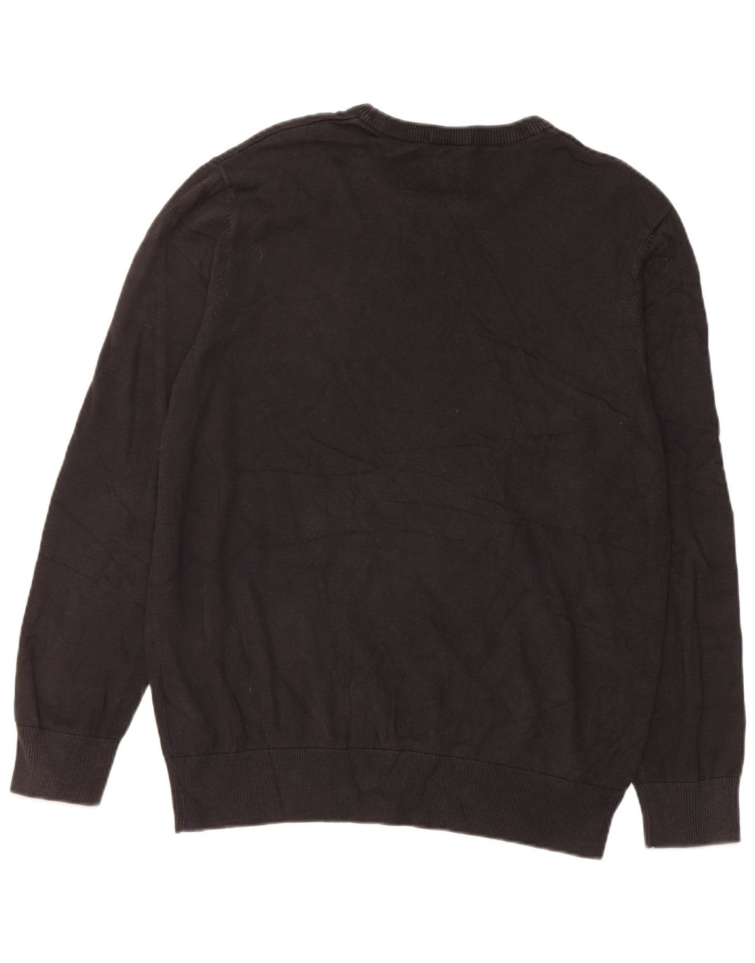 Maglione maglione girocollo da uomo Timberland grande cotone nero