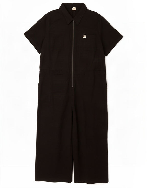 Tuta a maniche corte da donna Lucy & Yak UK 26 5XL cotone nero