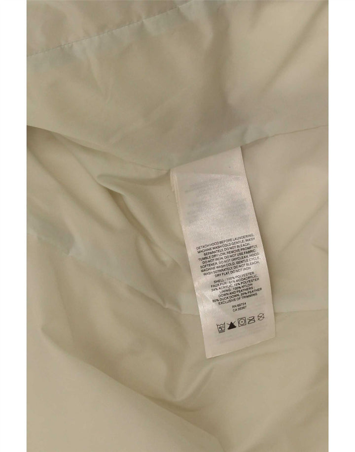 Giacca imbottita con cappuccio da donna Columbia UK 18 XL Poliestere a quadri grigio