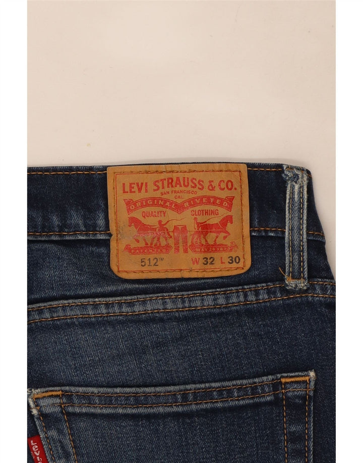 Levi's Uomo 512 Jeans affusolati slim W32 L30 Blu