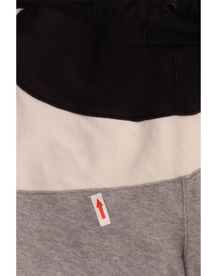 Pantaloncini sportivi Nike da uomo in cotone color block grigio medio
