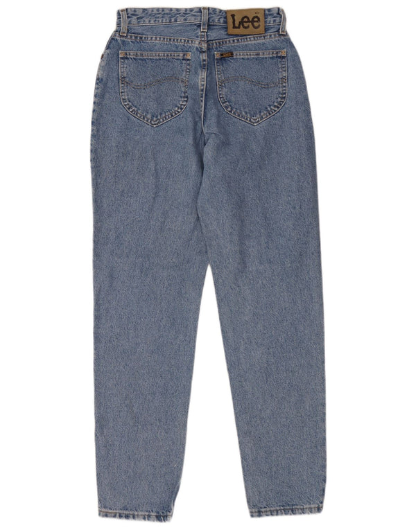 Jeans Lee affusolati a vita alta Virginia da donna US 12 Large W28 L31 Blu