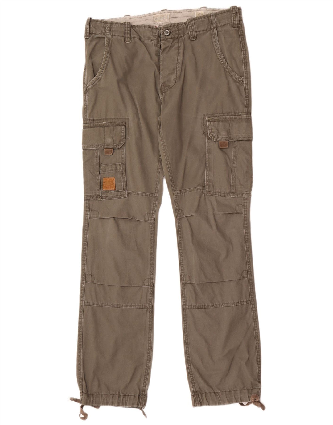 Pantaloni cargo da jogging da uomo Jack & Jones W33 L34 in cotone grigio