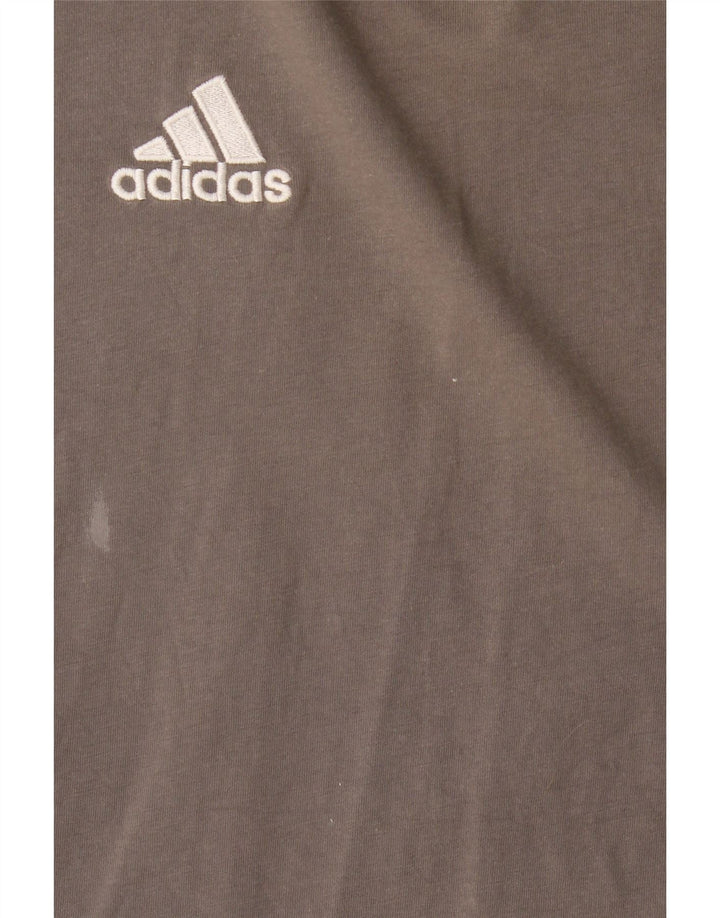 T-shirt Adidas da uomo Top XL in cotone grigio