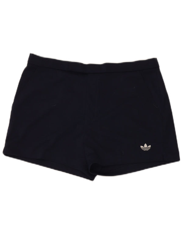 Pantaloncini sportivi da uomo Adidas Large blu navy in poliestere