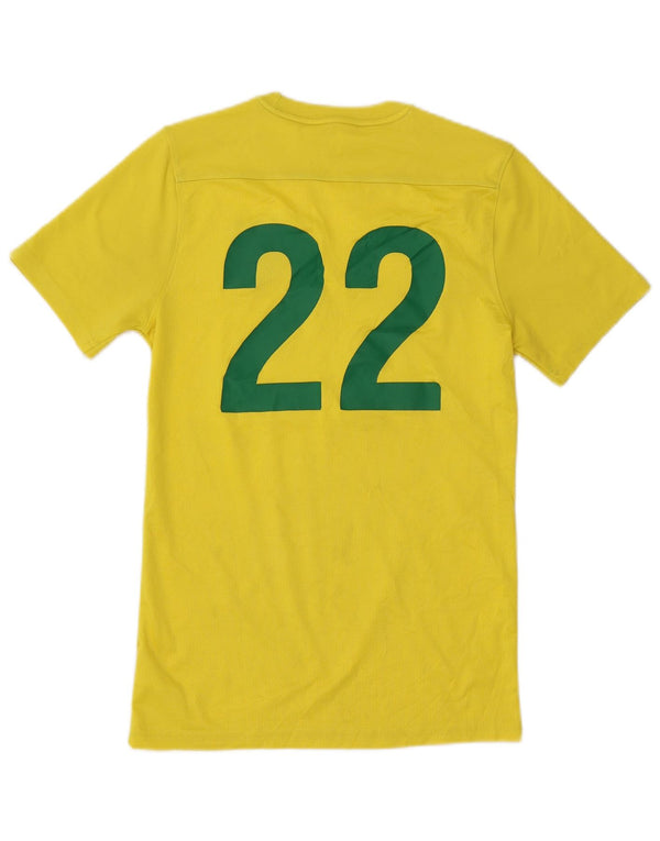 T-shirt grafica slim fit Nike Laurel Park FC da uomo, piccola, gialla