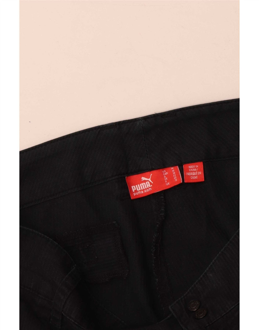 Pantaloncini Bermuda da donna Puma UK 12 medi W32 blu navy