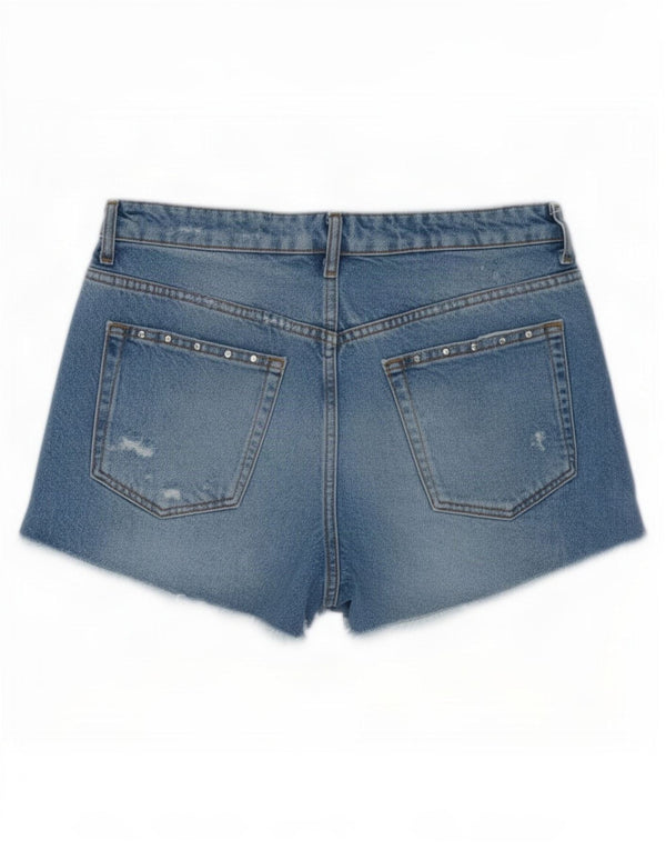 Pantaloncini di jeans da donna Zara EU 38 piccoli W28 blu
