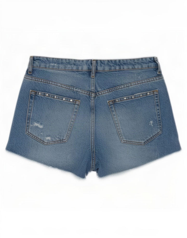 Pantaloncini di jeans da donna Zara EU 38 piccoli W28 blu