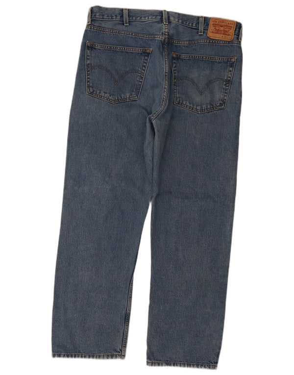 Jeans dritti da uomo Levi's 505 vestibilità regolare W38 L30 cotone blu