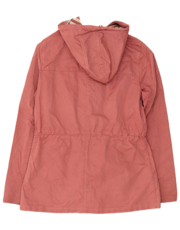 Montgomery con cappuccio da donna Fat Face UK 10 piccolo poliestere rosa