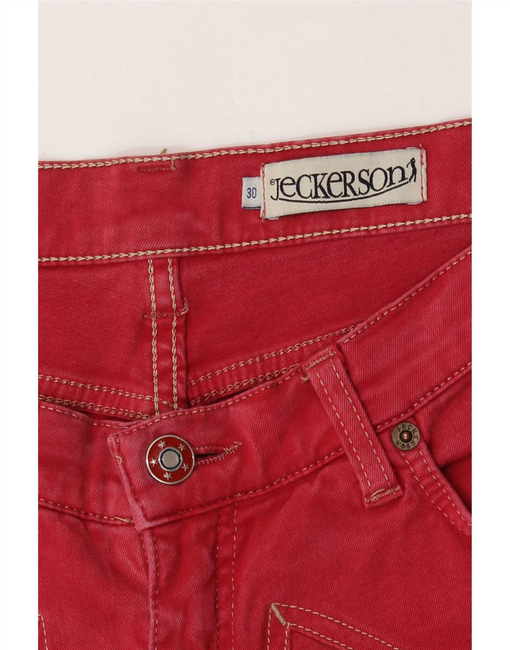 Jeans slim da uomo Jeckerson W30 L27 Bordeaux