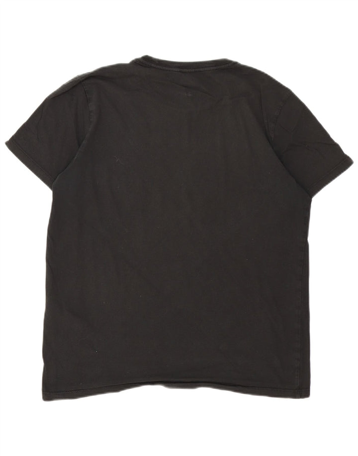 T-shirt slim da donna Levi's Top UK 16 grande cotone nero