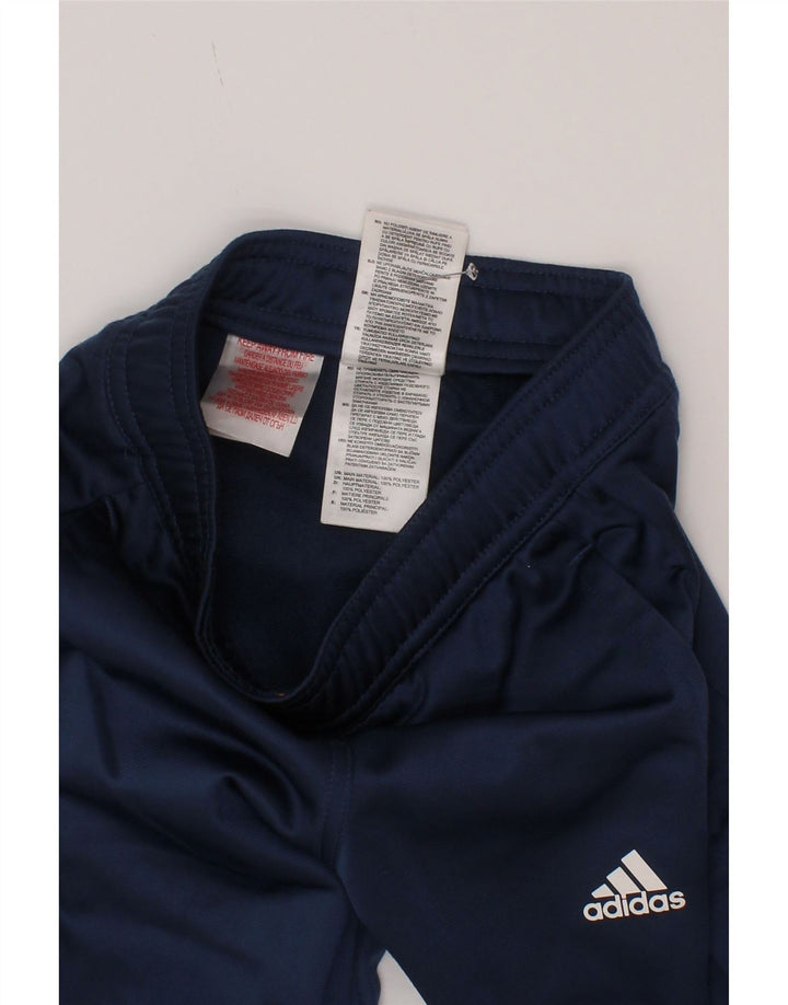 Pantaloni da tuta da ragazzo Adidas Joggers 4-5 anni in poliestere blu navy