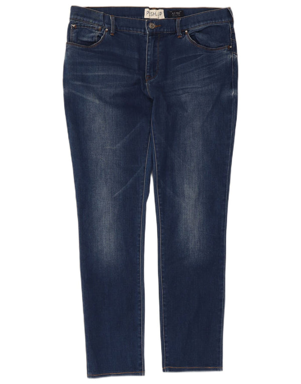 Jeans slim da donna Armani W31 L27 cotone blu