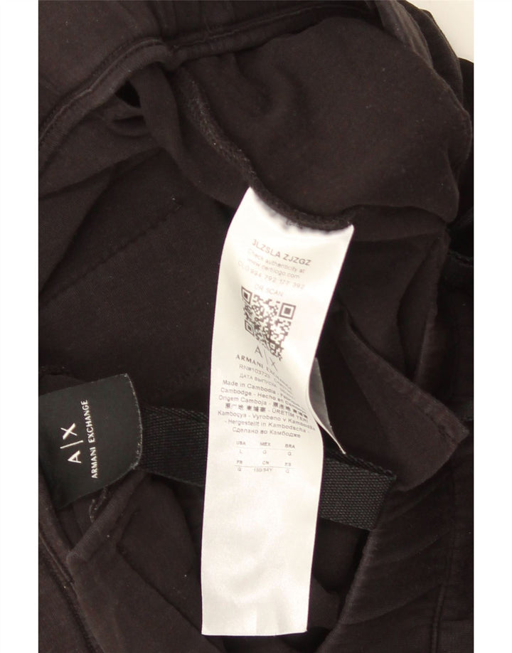 Pantaloncini cargo da uomo Armani Exchange Large W34 in cotone nero