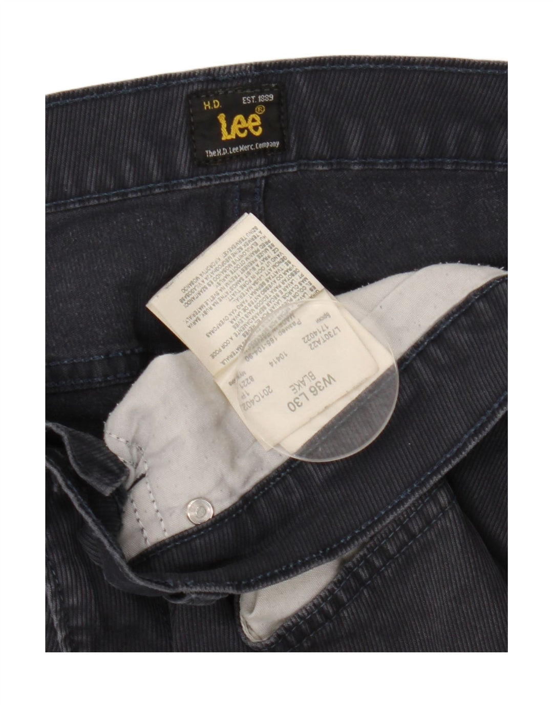 Jeans dritti Lee Blake da uomo W36 L30 cotone blu