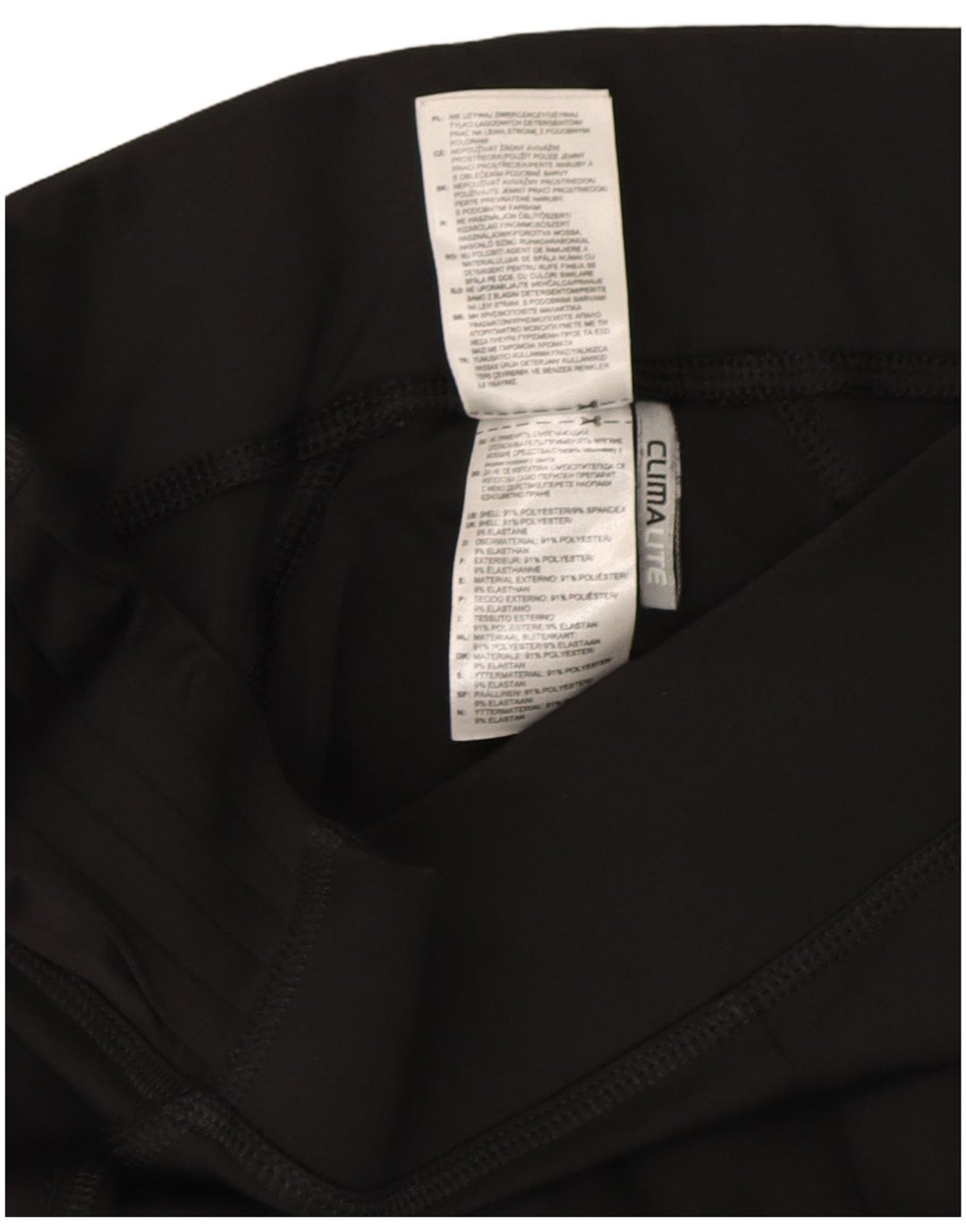 Pantaloni da tuta da donna Adidas UK 12/14 Medium Nero Poliestere
