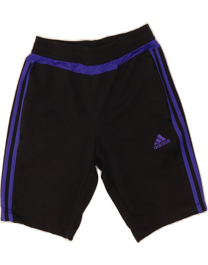 ADIDAS Boys Climacool Sport Shorts 11-12 Years  Black Polyester Vintage Adidas and Second-Hand Adidas from Messina Hembry 