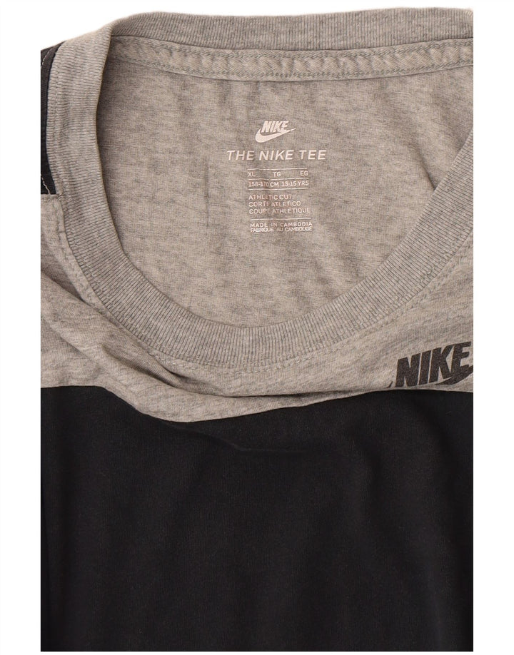 T-shirt da bambino Nike Top 13-14 anni XL grigia mimetica