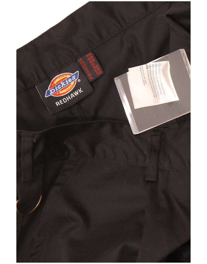 Dickies Pantaloni cargo dritti Redhawk da uomo W40 L33 poliestere nero